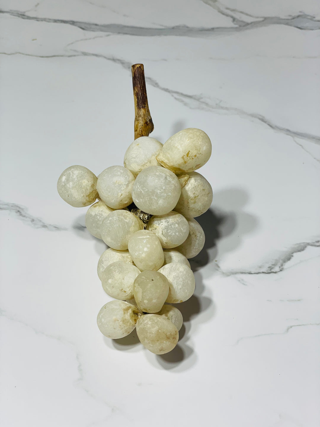 Vintage marble/alabaster store grape cluster