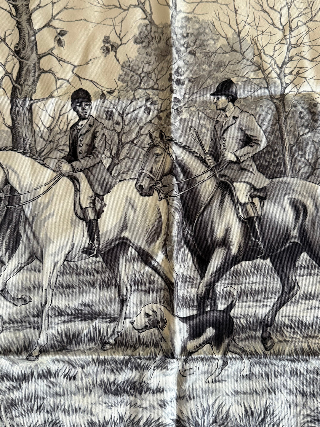 Vintage Polo Ralph Lauren Silk Scarf, Fox Hunt – Heritage Home